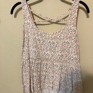 light pink tank